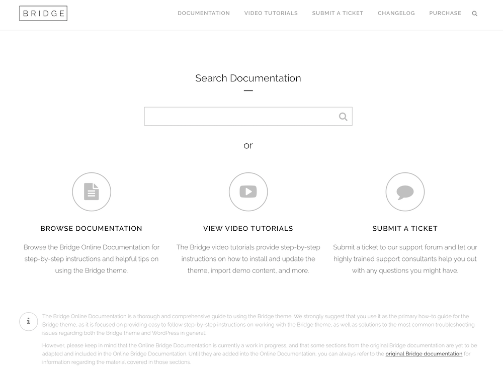 bridge support page