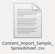 Save file in CSV format