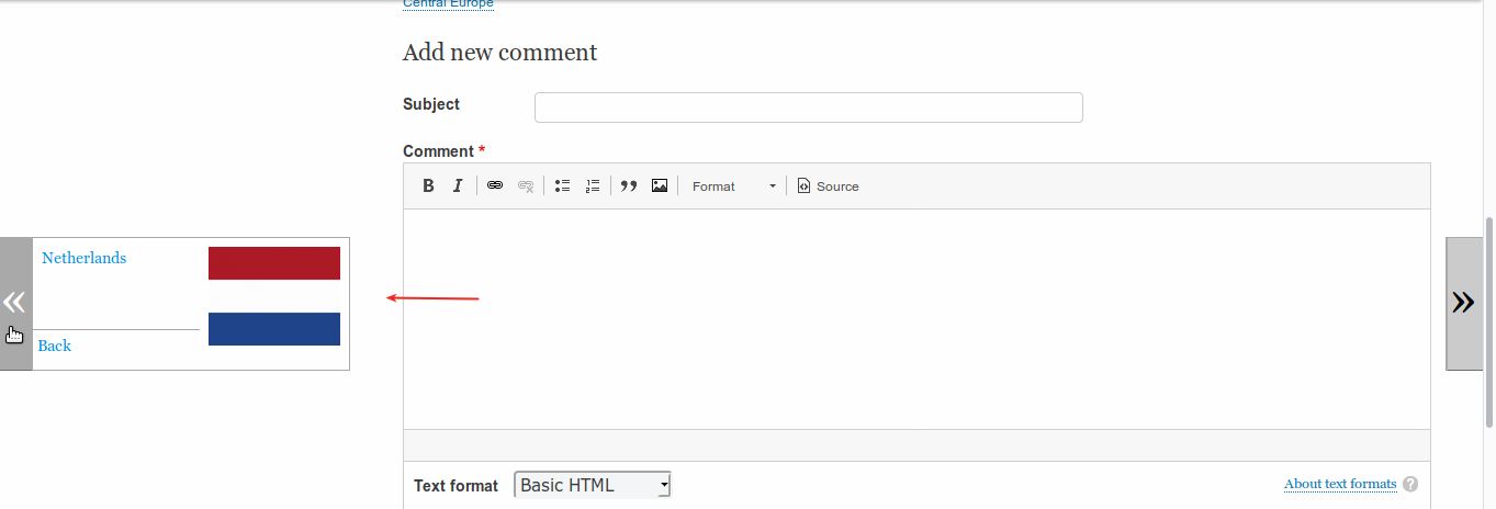 Check your site again after saving the block and you will see the other pager style