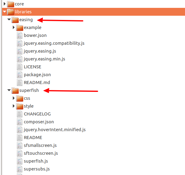 Superfish module file structure