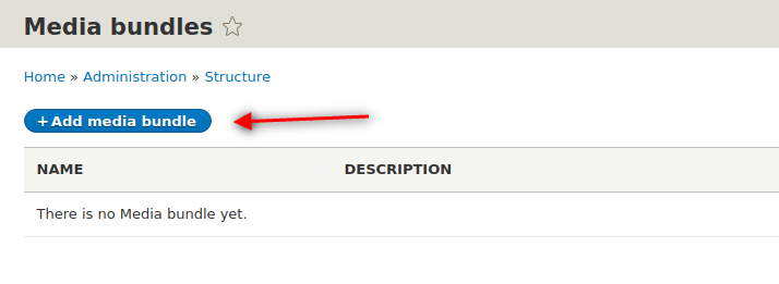 Click Add Media Bundle