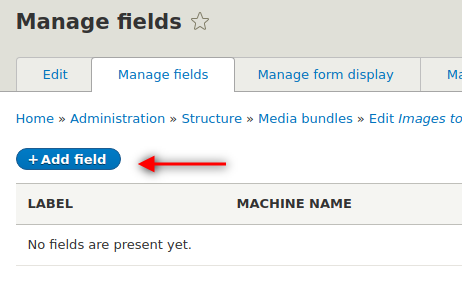 Manage Fields
