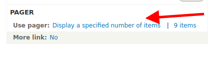 Display a specified number of items