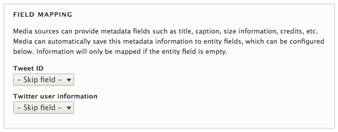 field mapping