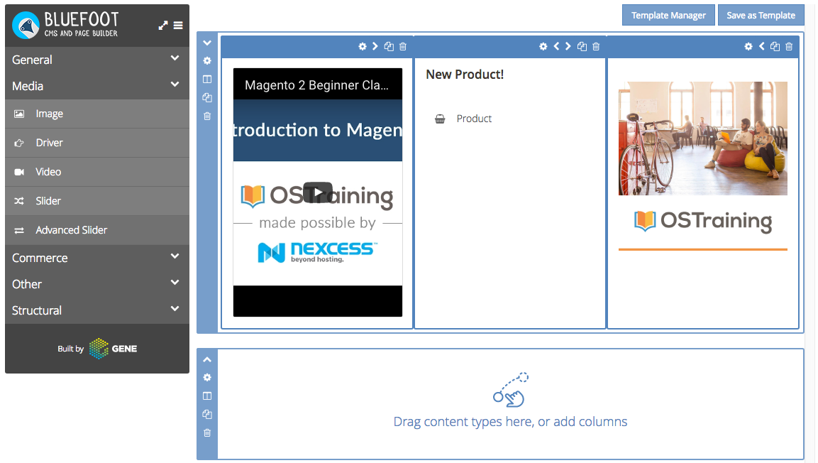 magento bluefoot