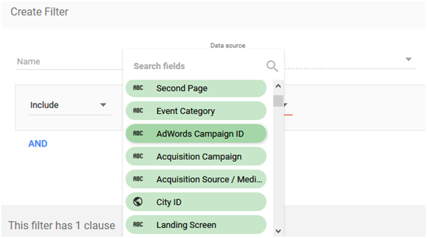 Add predefined segment