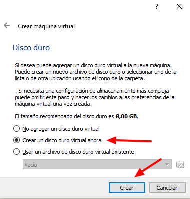06 choose create a virtual disk