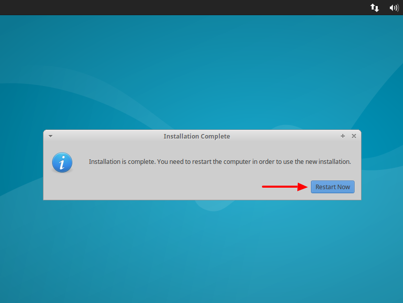 17 click restart now