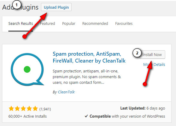 02 upload or install plugin