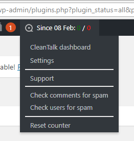 06 check out plugin icon at the top