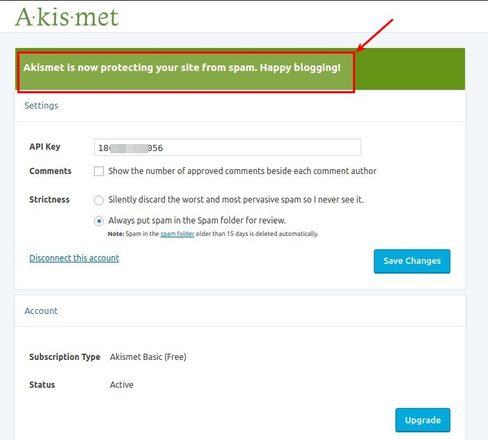 19 akismet in now protecting