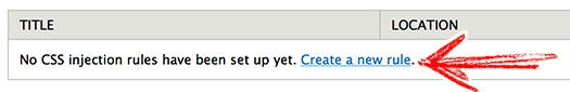 CSS Injector Drupal 7