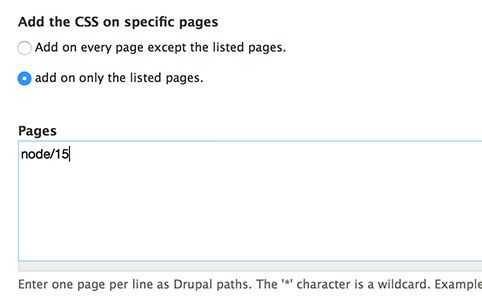 CSS Injector Drupal 7