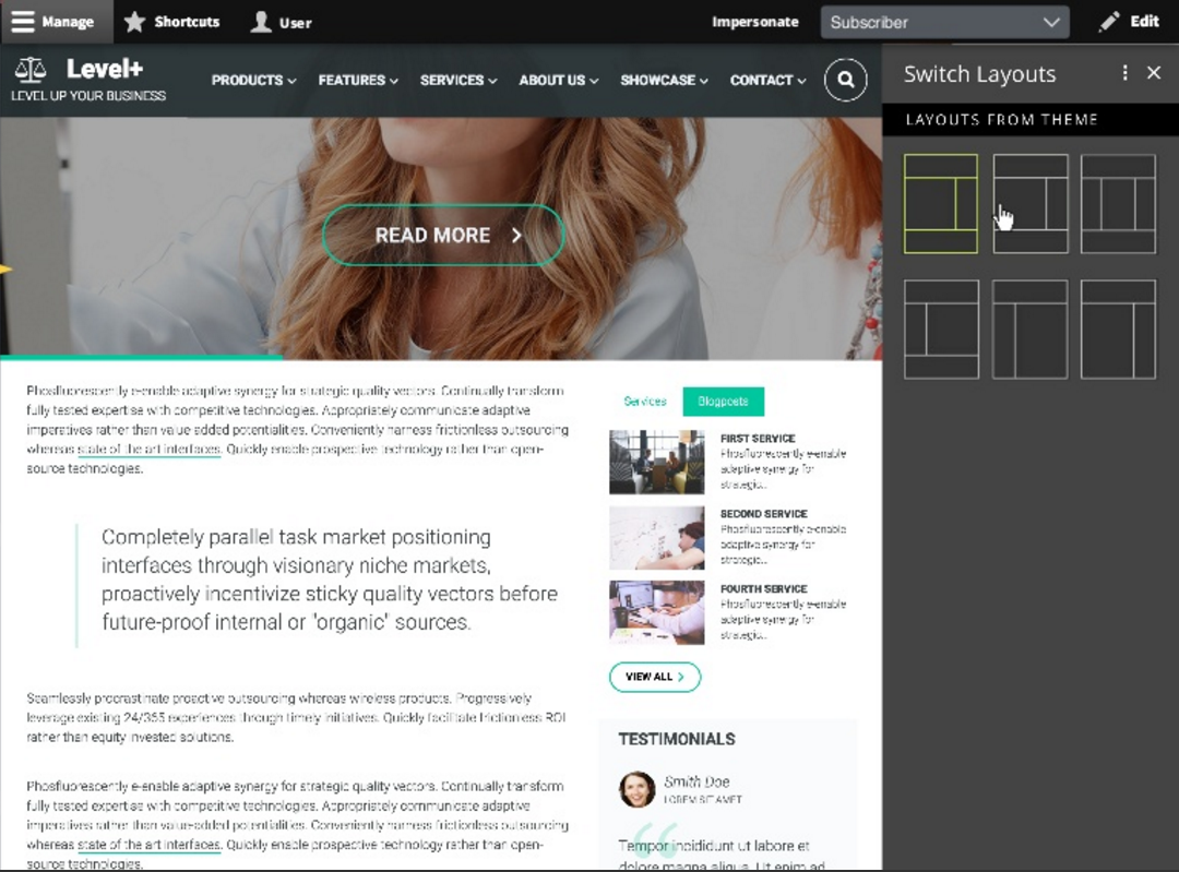 drupal 8 layouts