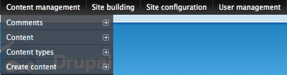 Drupal Admin Menu