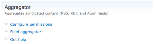 Drupal Aggregator Module Drupal Aggregator Module