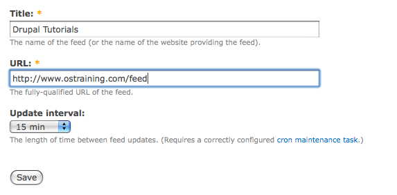 Drupal Aggregator Module Drupal Aggregator Module