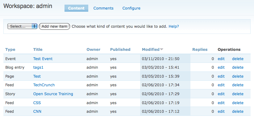 Drupal Workspace Module Drupal Workspace Module