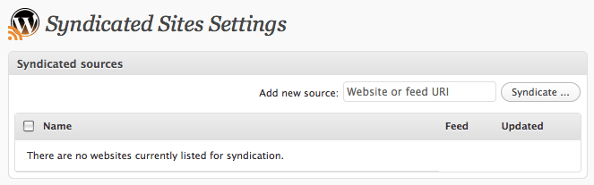 WP RSS Import