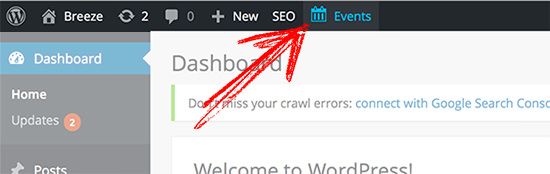 Events Calendar Plugin for WordPress
