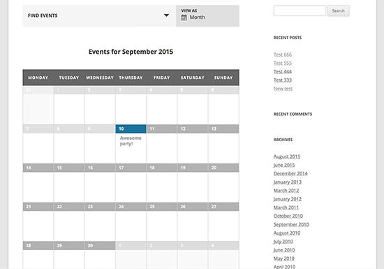 calendar