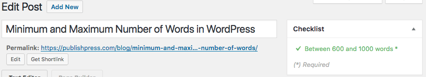 number of words success